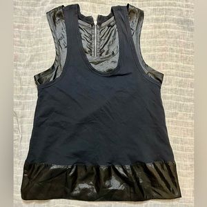 Marc by Marc Jacobs two layered black top